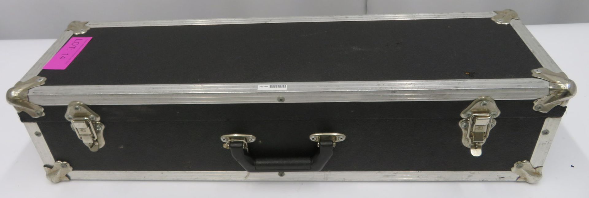 Smith-Watkins fanfare trumpet with case. Serial number: 693. - Image 16 of 16