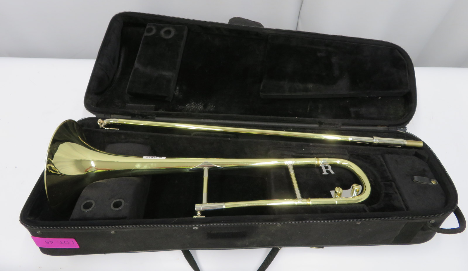 Rath R4 trombone with case. Serial number: R4158.
