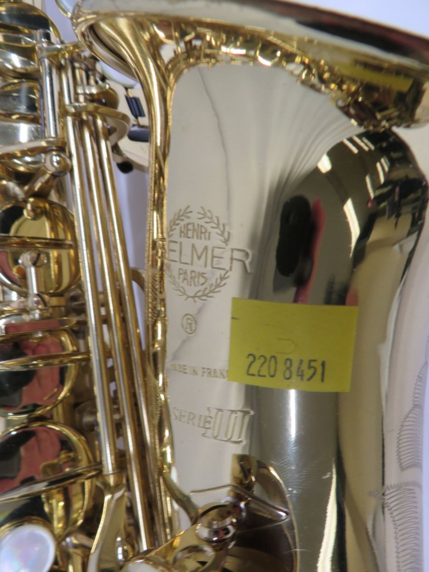 Henri Selmer Super Action 80 Series 3 tenor saxophone with case. Serial number: N.733160. - Image 4 of 14