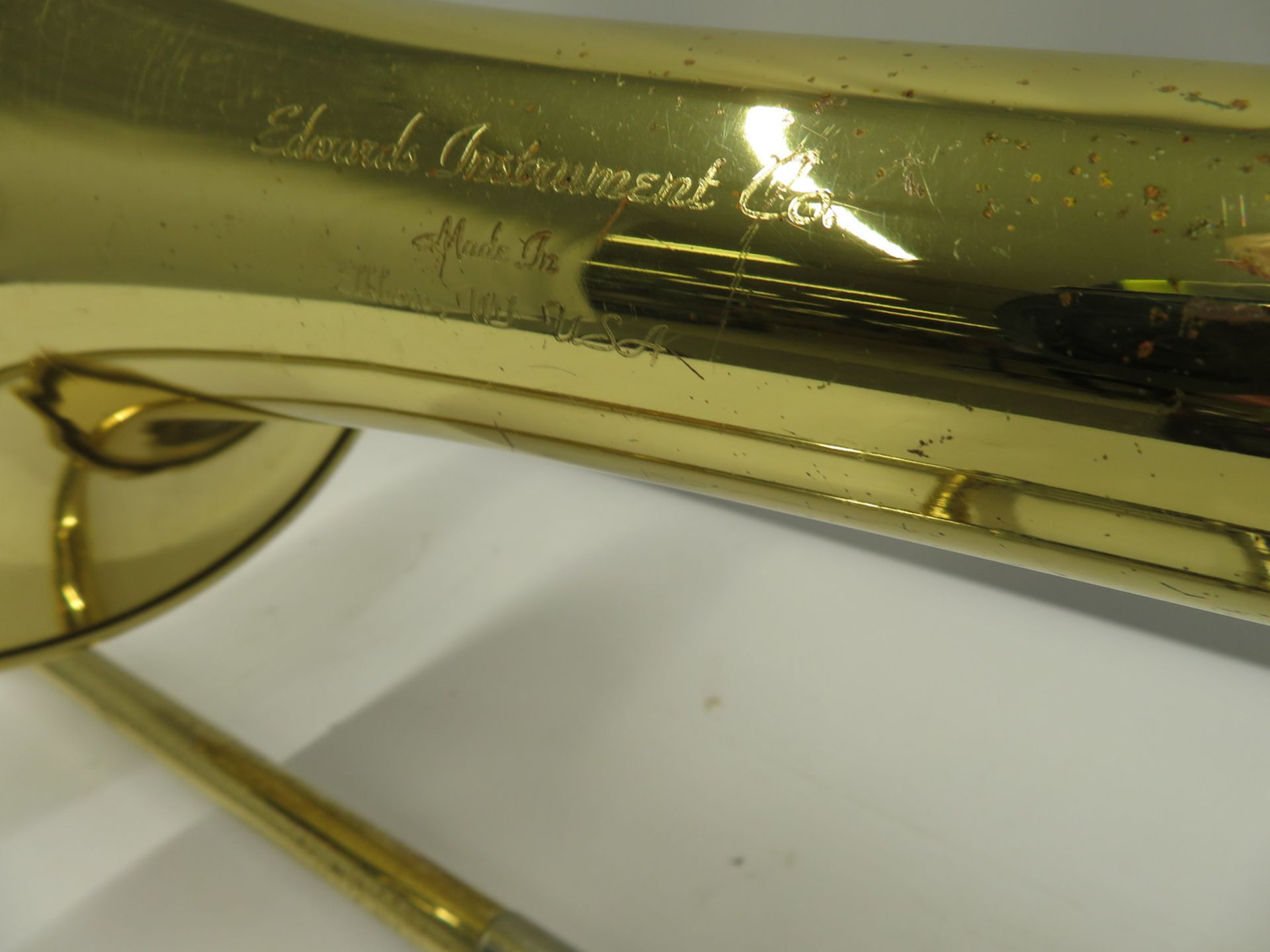 Edwards Instruments 1119CF trombone with case. Serial number: 0907037. - Image 11 of 19