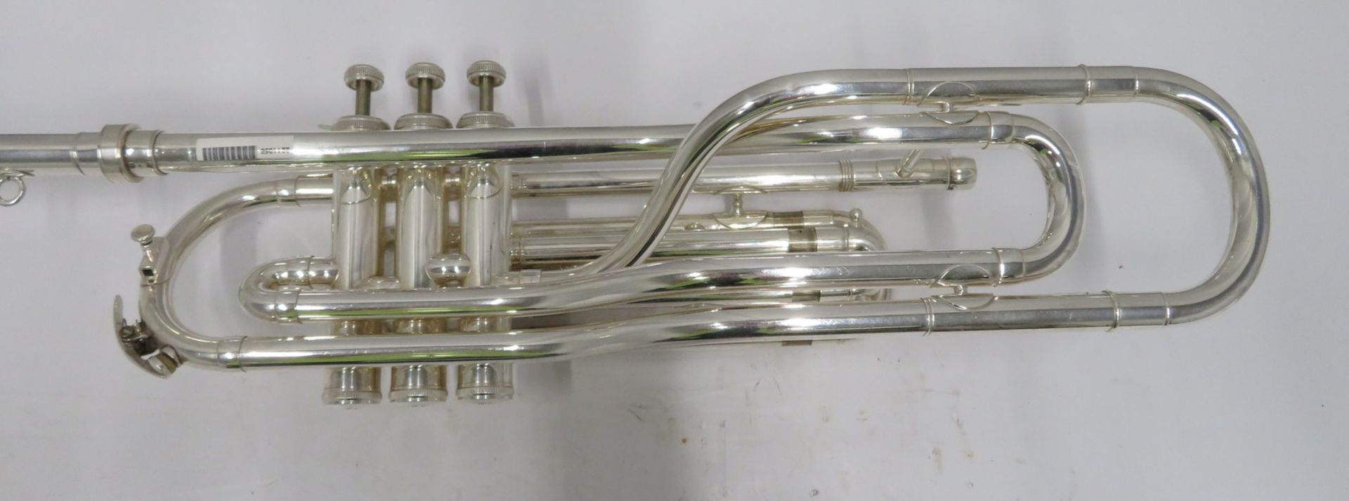 Besson International BE707 fanfare trumpet with case. Serial number: 891438. - Image 4 of 12