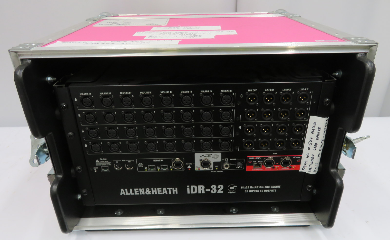 Allen & Heath iDR-32 audio mix rack. Serial number: IDR32X 315989.