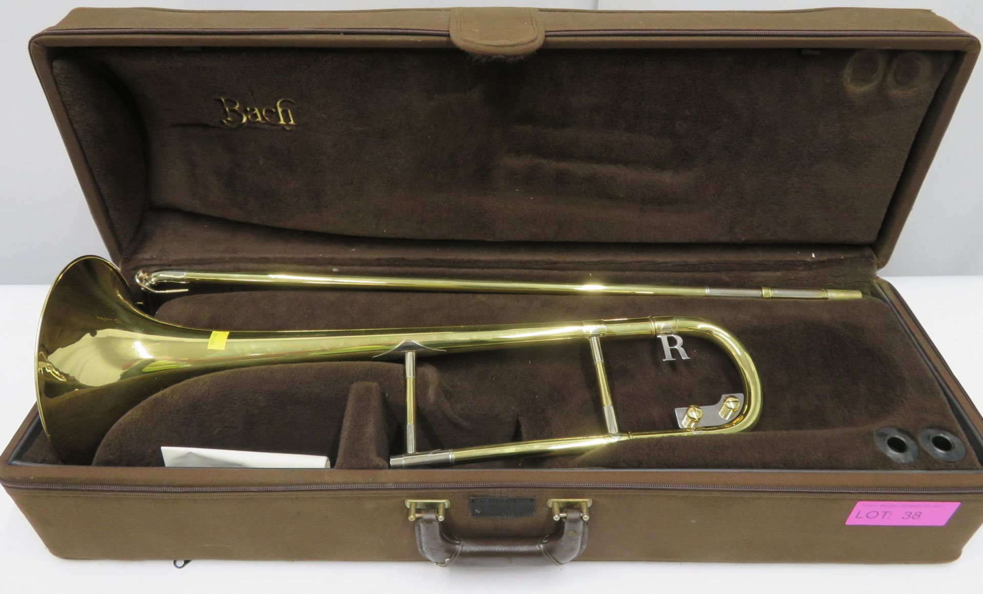 Rath R4 trombone with case. Serial number: R4138.