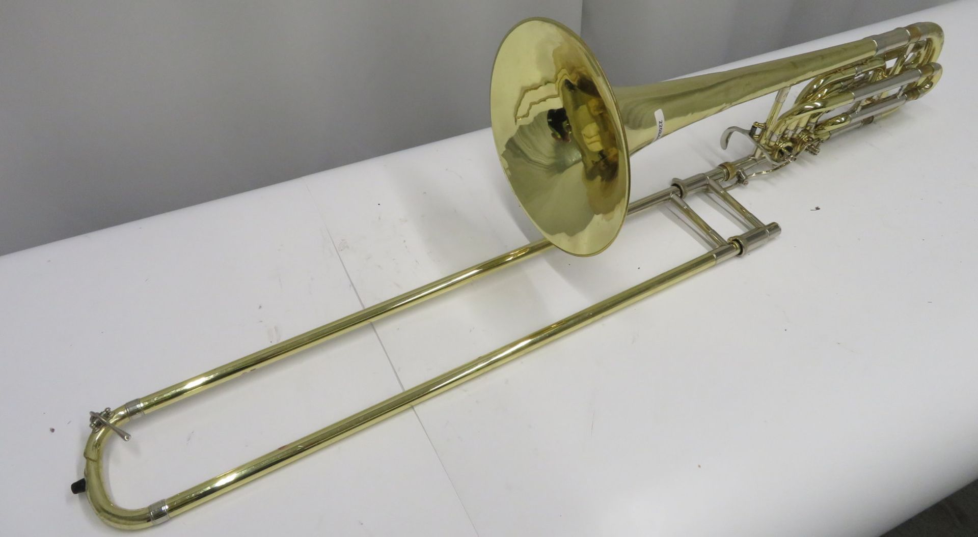 Bach Stradivarius model 50B bass trombone with case. Serial number: 85116. - Image 4 of 17