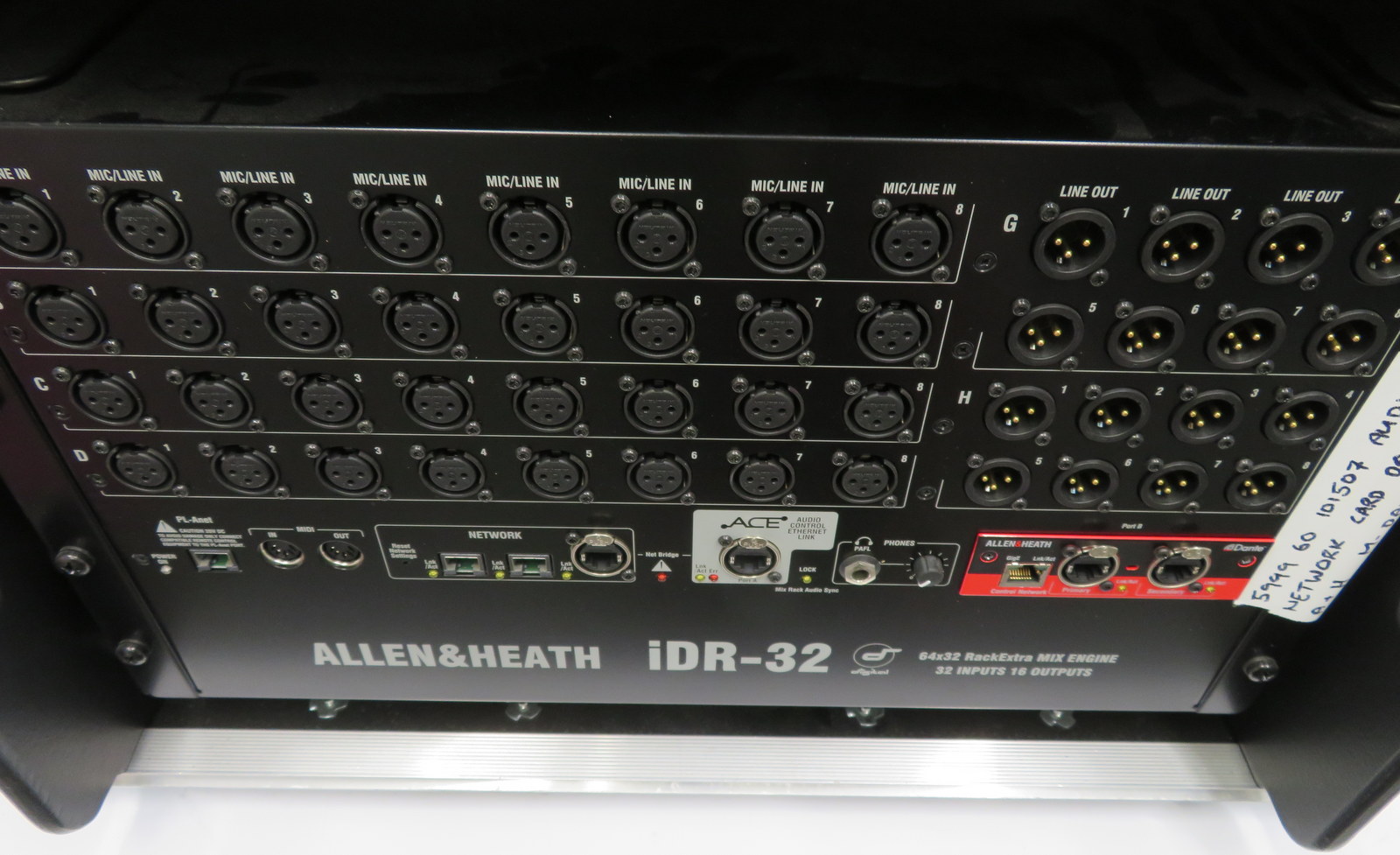 Allen & Heath iDR-32 audio mix rack. Serial number: IDR32X 315989. - Image 2 of 10