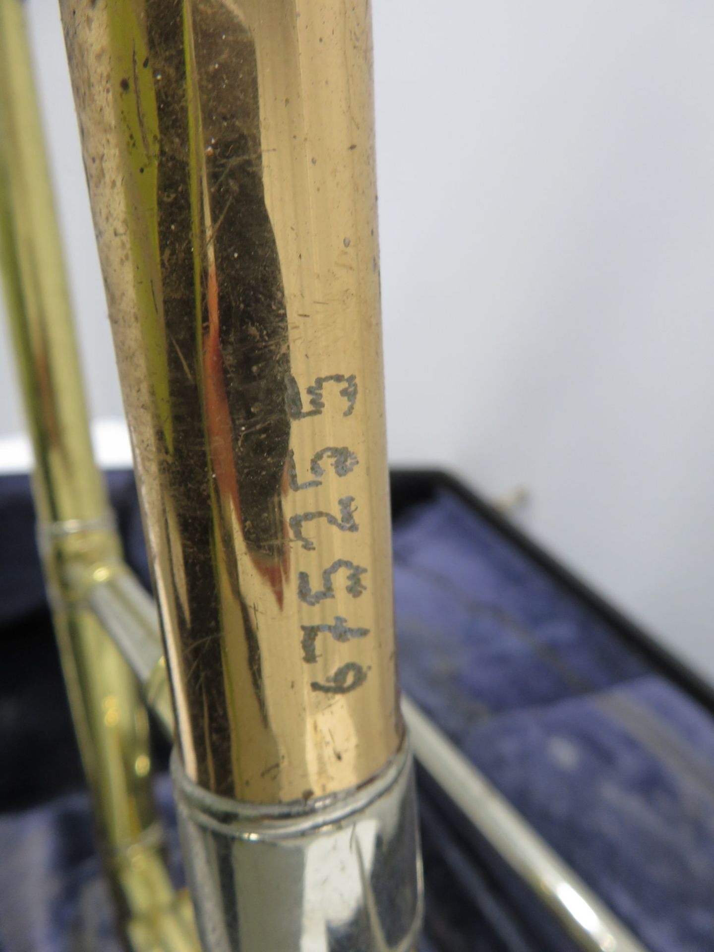 Boosey & Hawkes sovereign trombone with case. Serial number: 675255. - Image 10 of 14