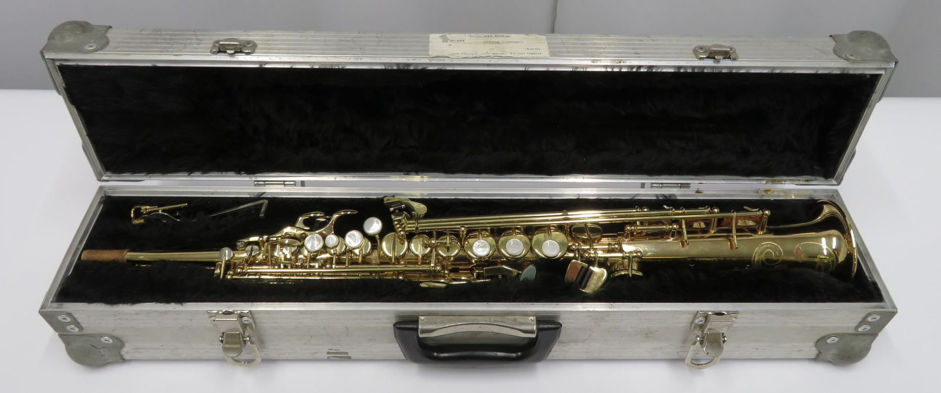 Henri Selmer 80 super action series 2 soprano saxophone with case. Serial number: N.533401.