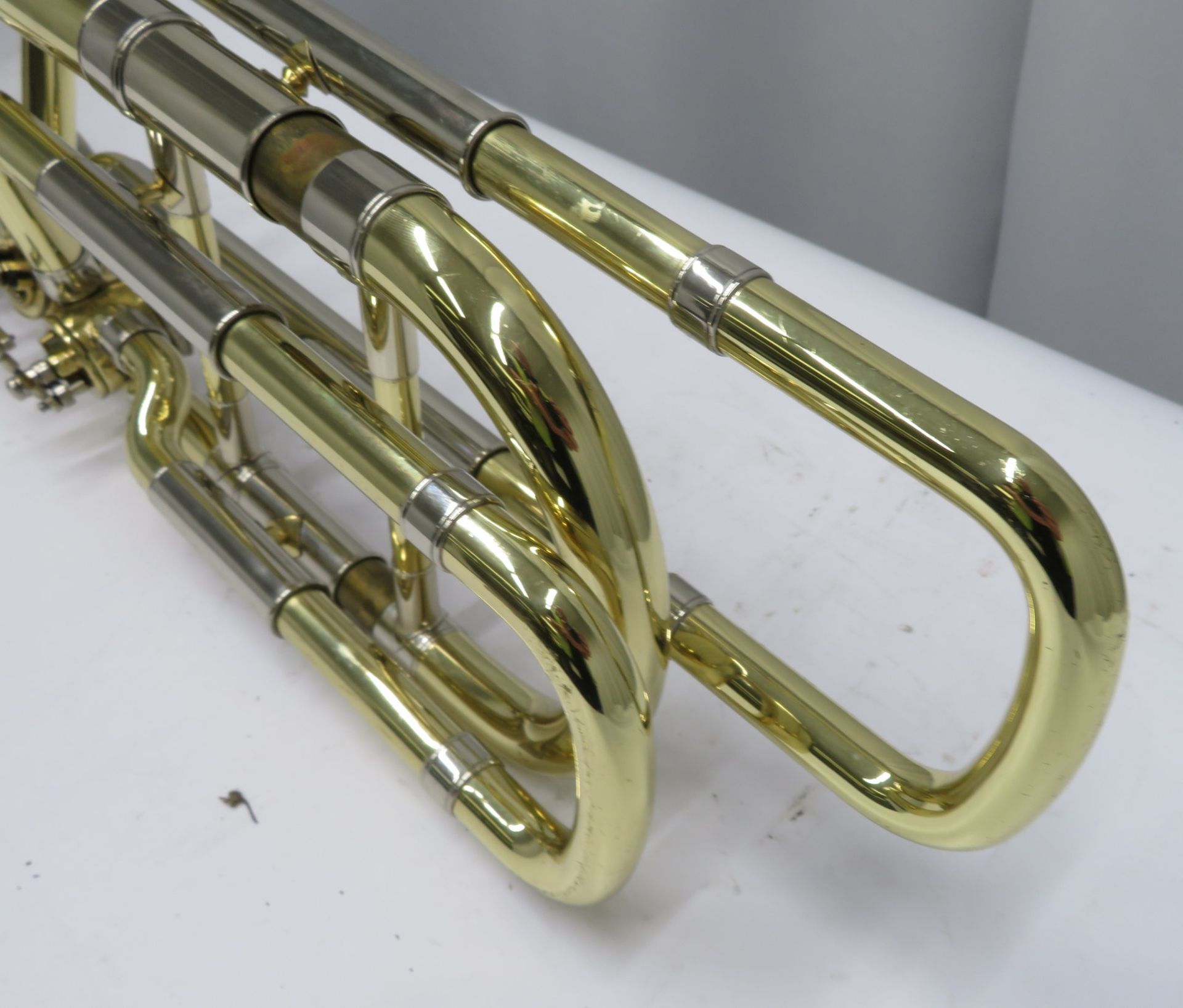 Bach Stradivarius model 50B bass trombone with case. Serial number: 63310. - Image 6 of 18