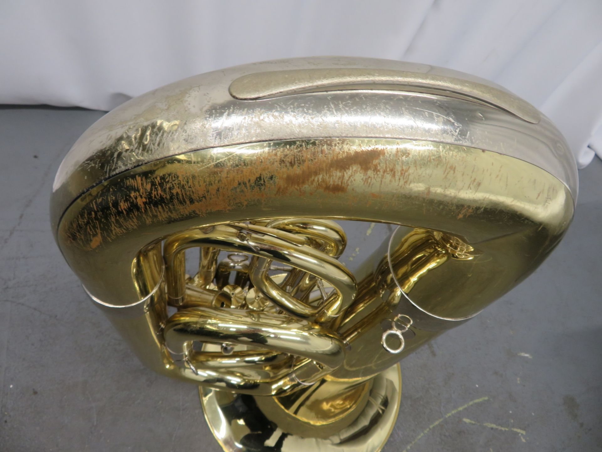 Miraphone Eeb 1261 tuba with case. Serial number: 9031538. - Image 9 of 18