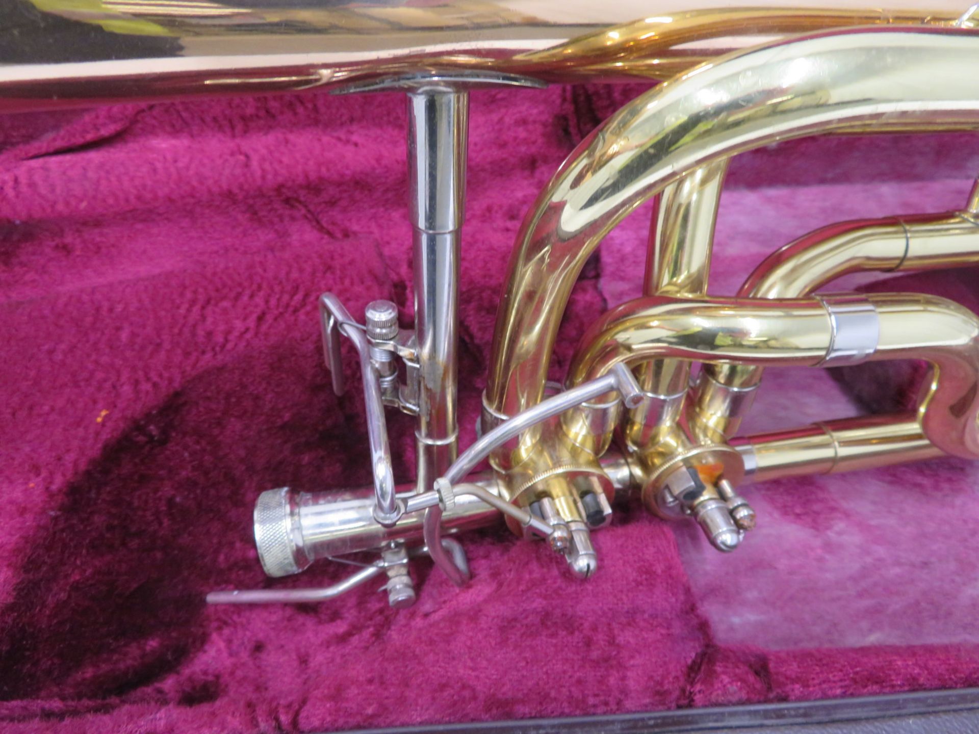 Besson Sovereign trombone with case. Serial number: 830422. - Image 9 of 17