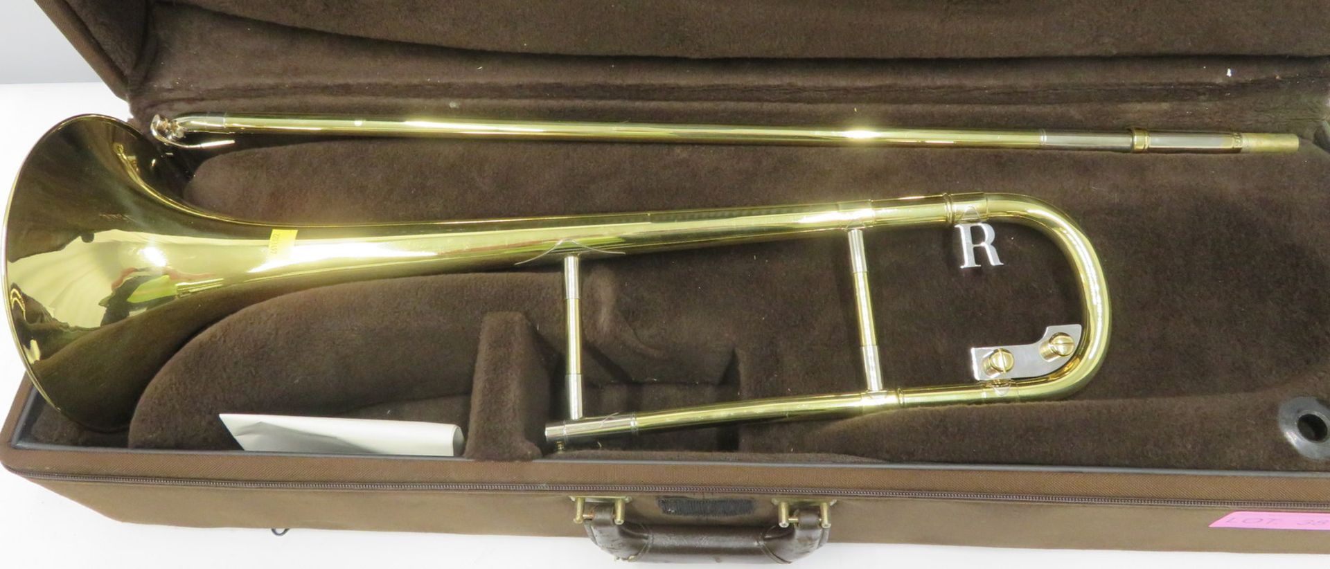 Rath R4 trombone with case. Serial number: R4138. - Image 2 of 15