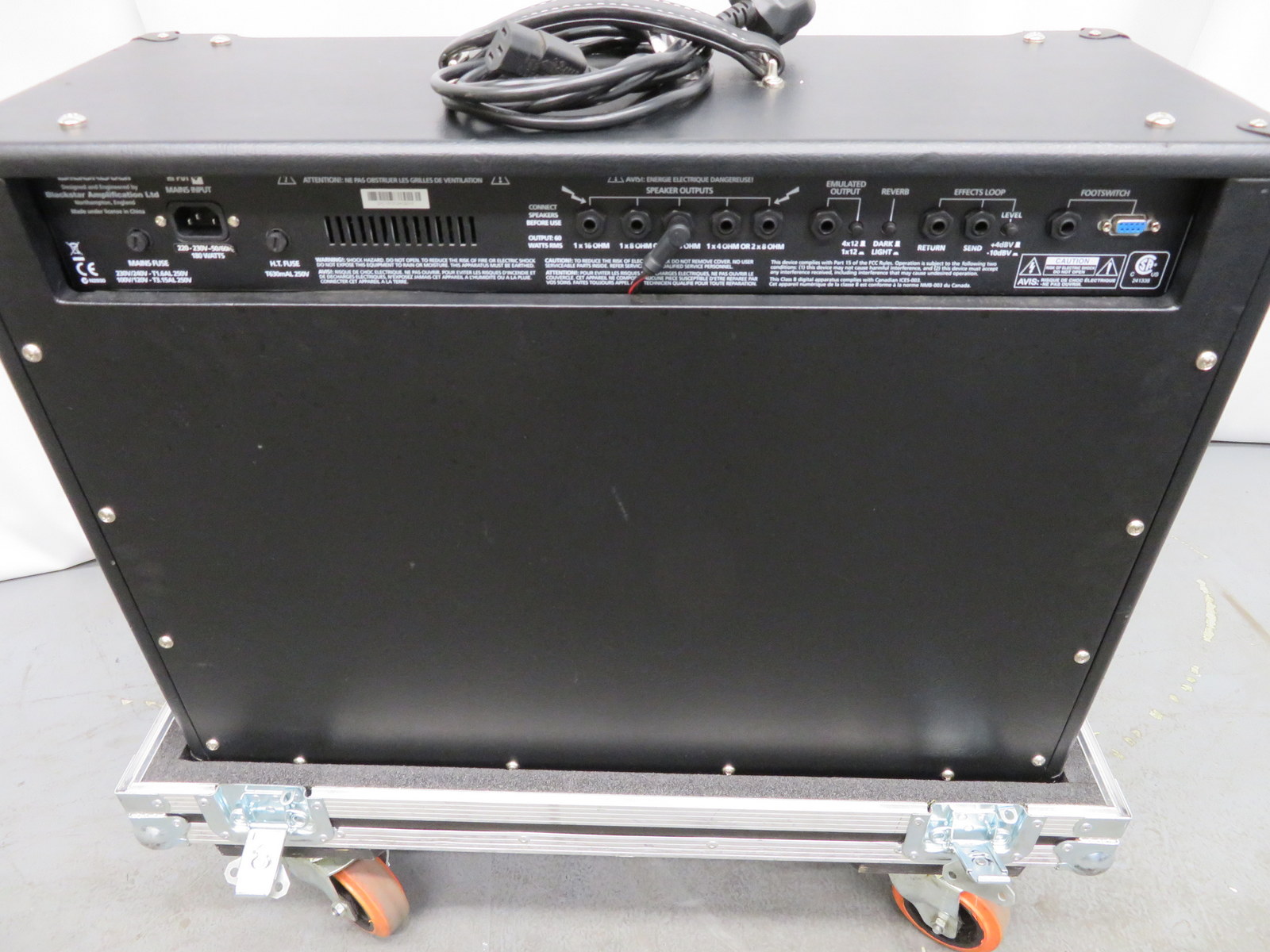 Blackstar HT Metal 60 guitar amp in flight case. Serial number: 131212HCB013. - Image 7 of 11