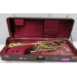 Besson Sovereign trombone with case. Serial number: 830422.