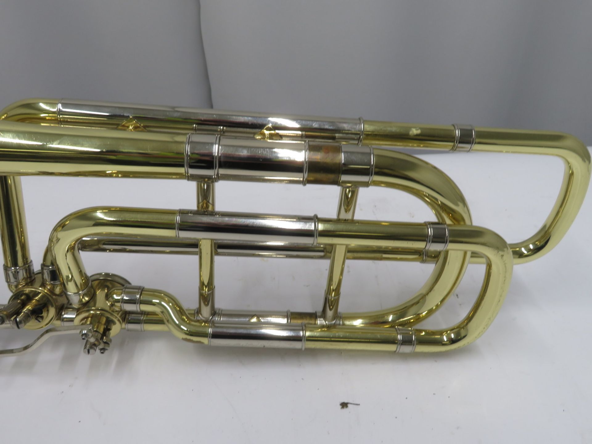 Bach Stradivarius model 50B bass trombone with case. Serial number: 63310. - Image 5 of 18