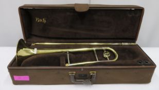 Bach Stradivarius model 36 trombone with case. Serial number: 17441.