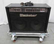 Blackstar HT Metal 60 guitar amp in flight case. Serial number: 131212HCB013.