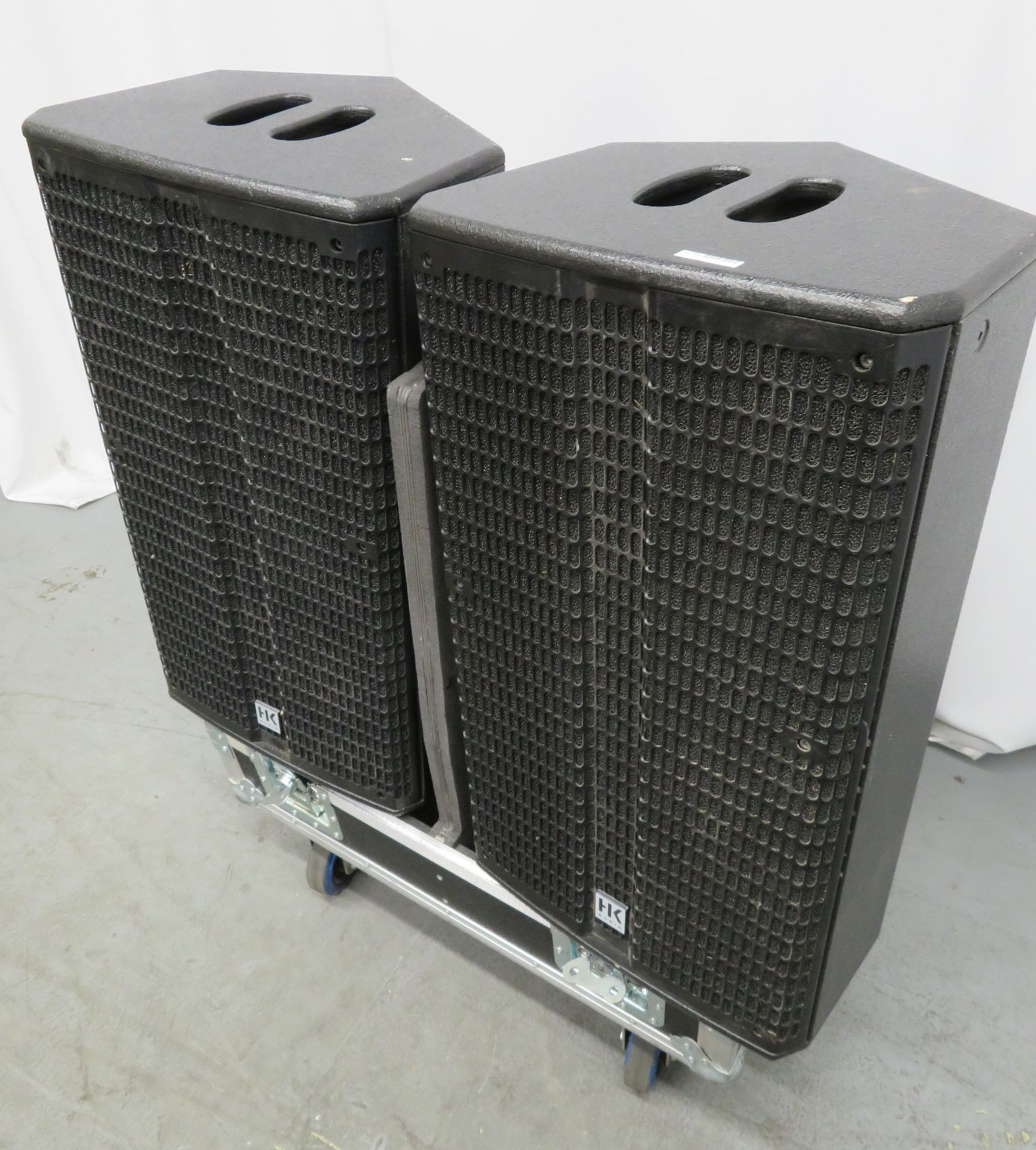 2x HK Audio 112XA monitor speakers. Serial numbers: 20312075 & 20308508. - Image 2 of 8