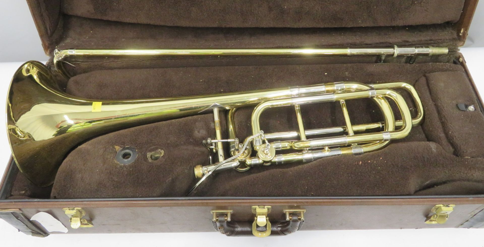 Bach Stradivarius model 50B bass trombone with case. Serial number: 63310. - Image 2 of 18