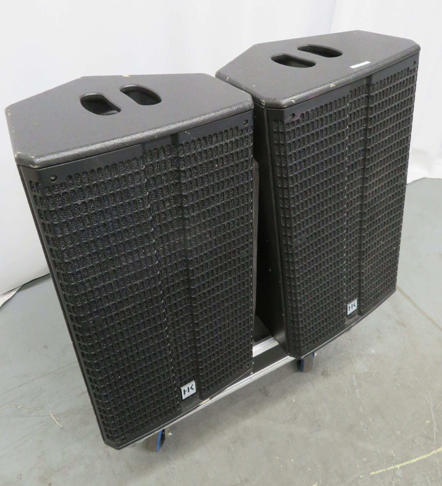 2x HK Audio 112XA monitor speakers. Serial numbers: 20312080 & 20312132. - Image 2 of 8