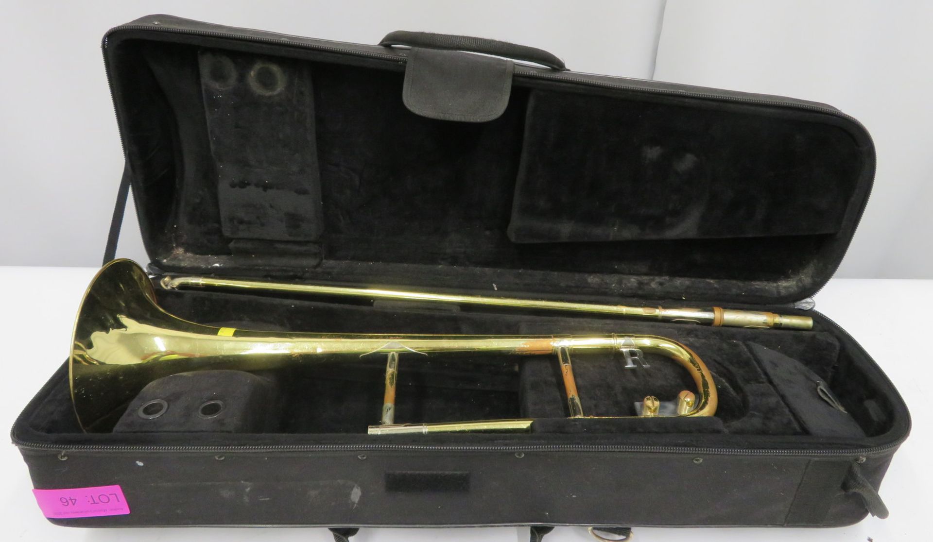 Rath R4 trombone with case. Serial number: R4140.