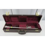 Besson 706 International fanfare trumpet with case. Serial number: 836298.