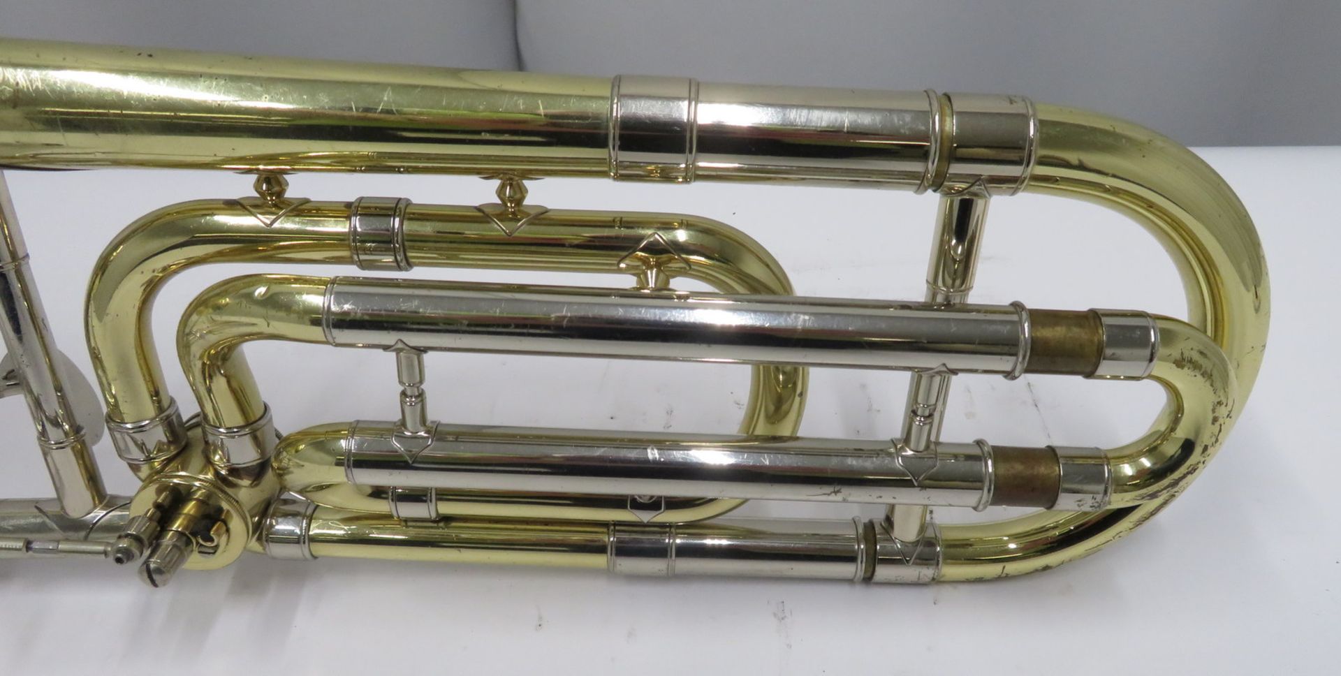 Bach Stradivarius model 42 trombone with case. Serial number: 23378. - Image 4 of 14