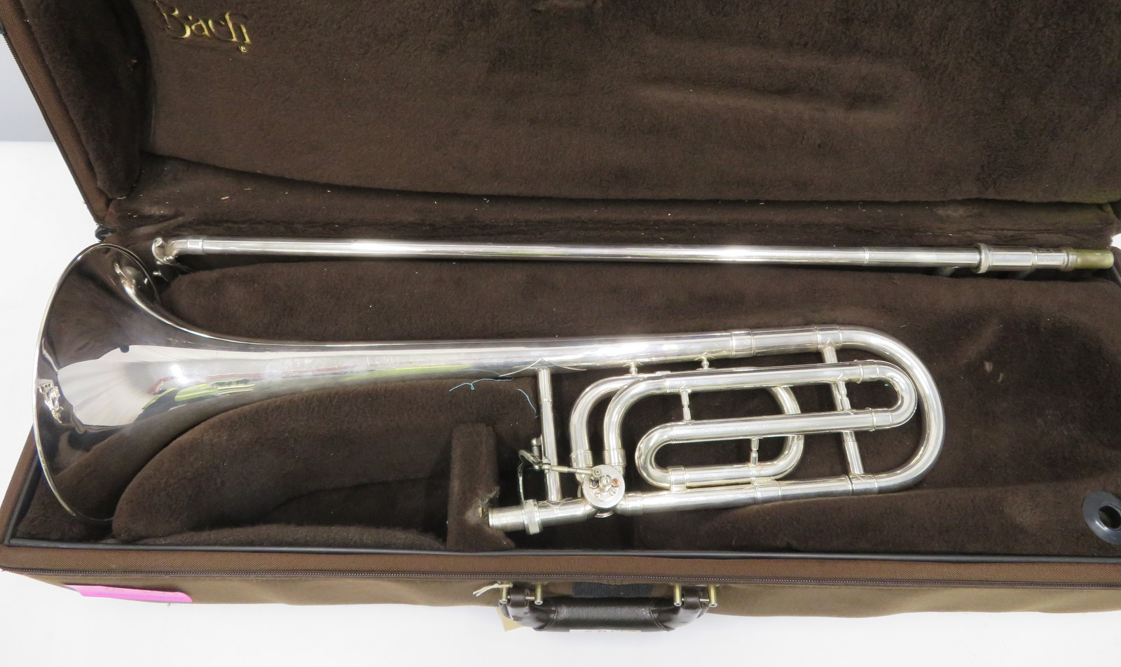 Bach Stradivarius model 42 trombone with case. Serial number: 96579. - Image 2 of 17