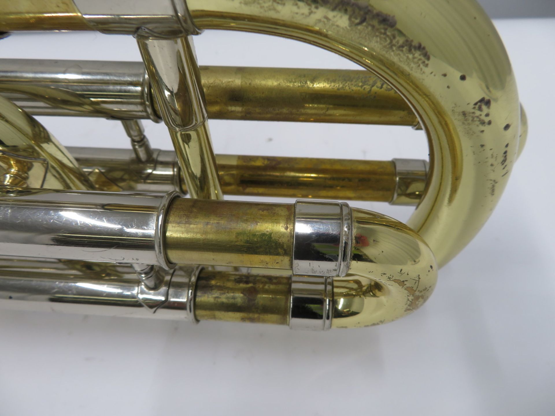 Bach Stradivarius model 50B bass trombone with case. Serial number: 85116. - Image 6 of 17