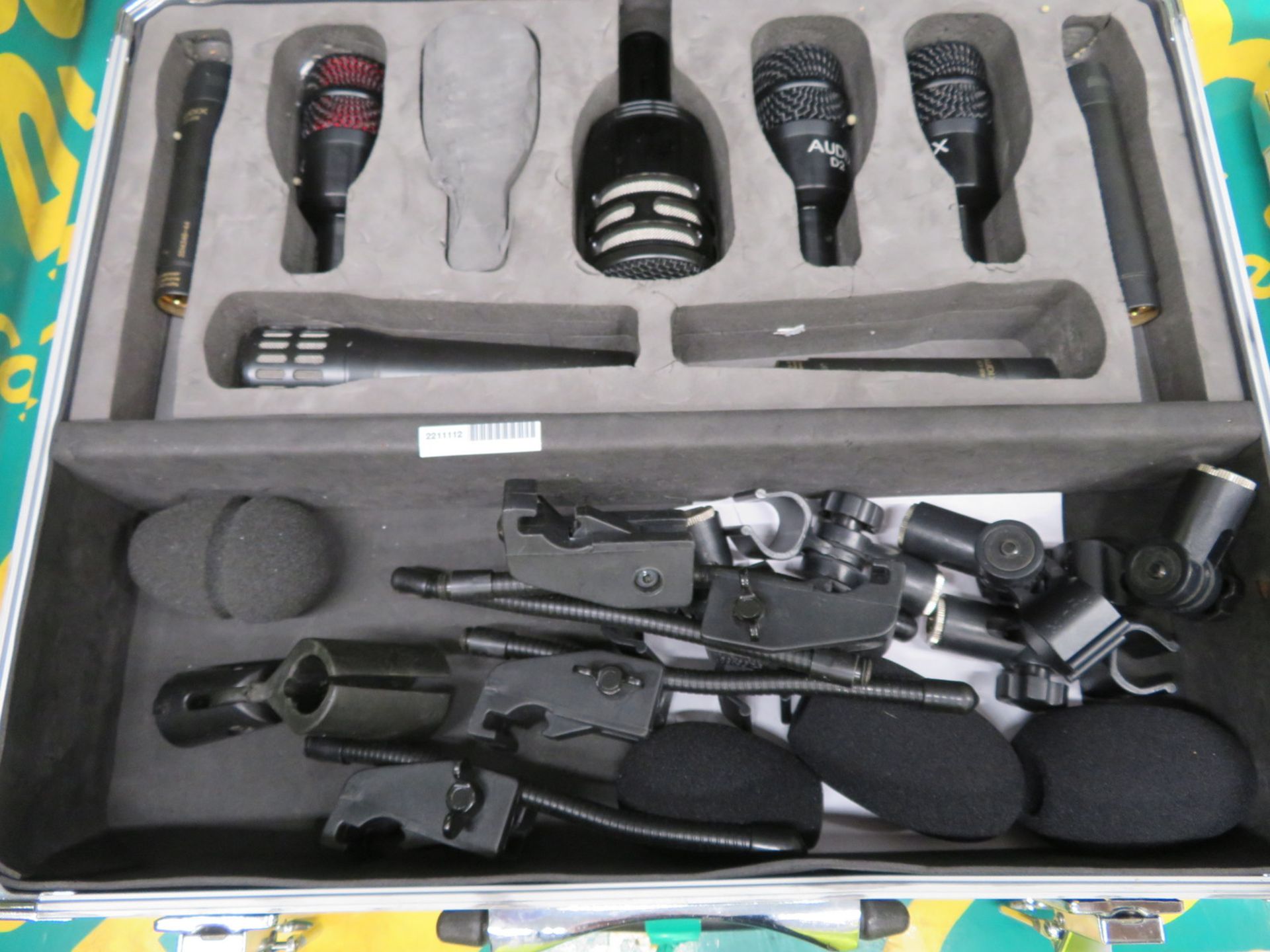 Audix drum mic set. Please see photographs for contents. - Image 2 of 8