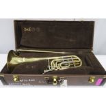 Bach Stradivarius model 50B bass trombone with case. Serial number: 85116.