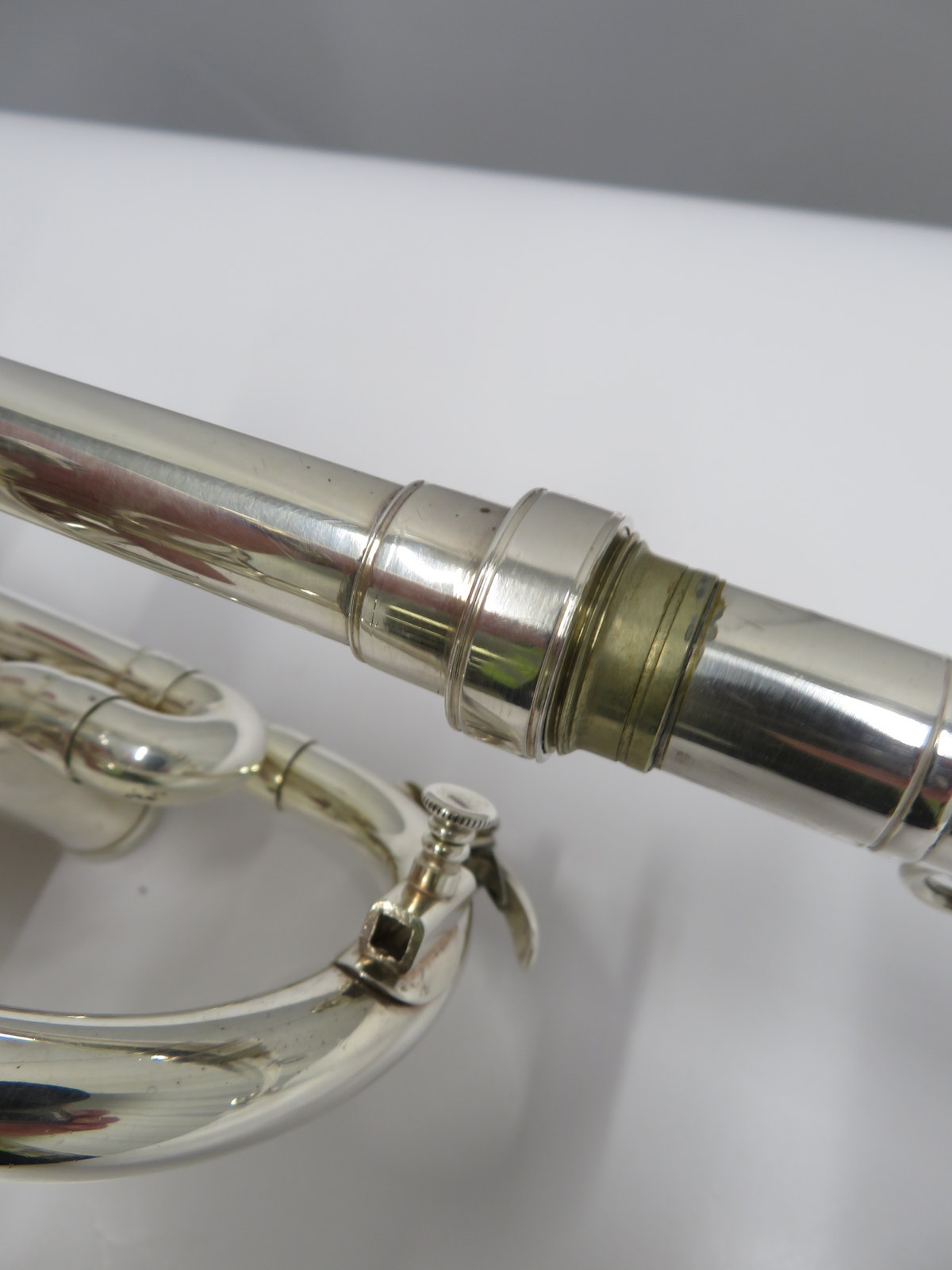 Besson International BE707 fanfare trumpet with case. Serial number: 884160. - Image 14 of 17