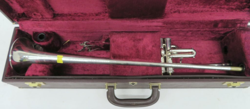 Besson 706 International fanfare trumpet with case. Serial number: 836298. - Image 2 of 14