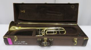 Bach Stradivarius model 42 trombone with case. Serial number: 89433.