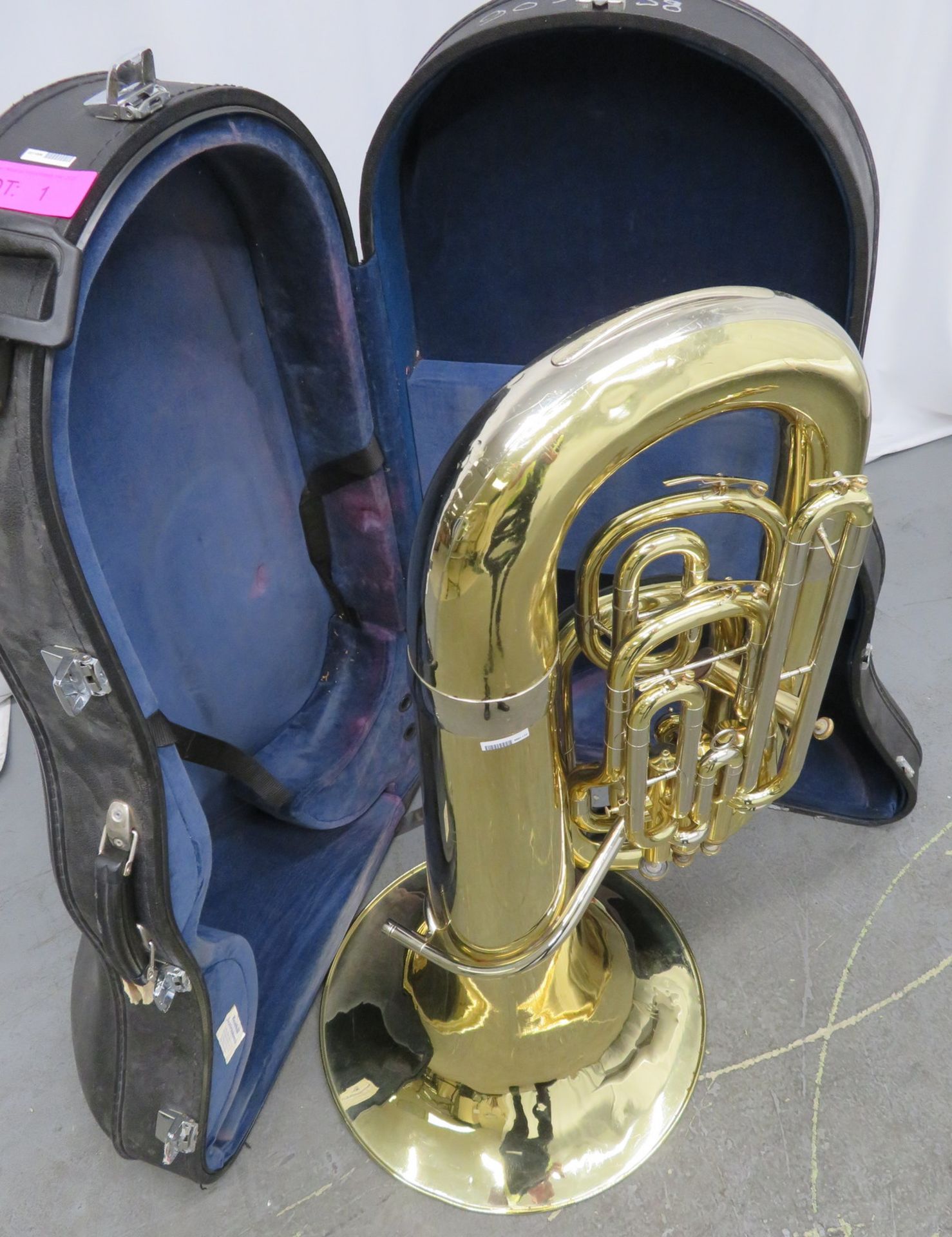 Miraphone Eeb 1261 tuba with case. Serial number: 9031538. - Image 3 of 18