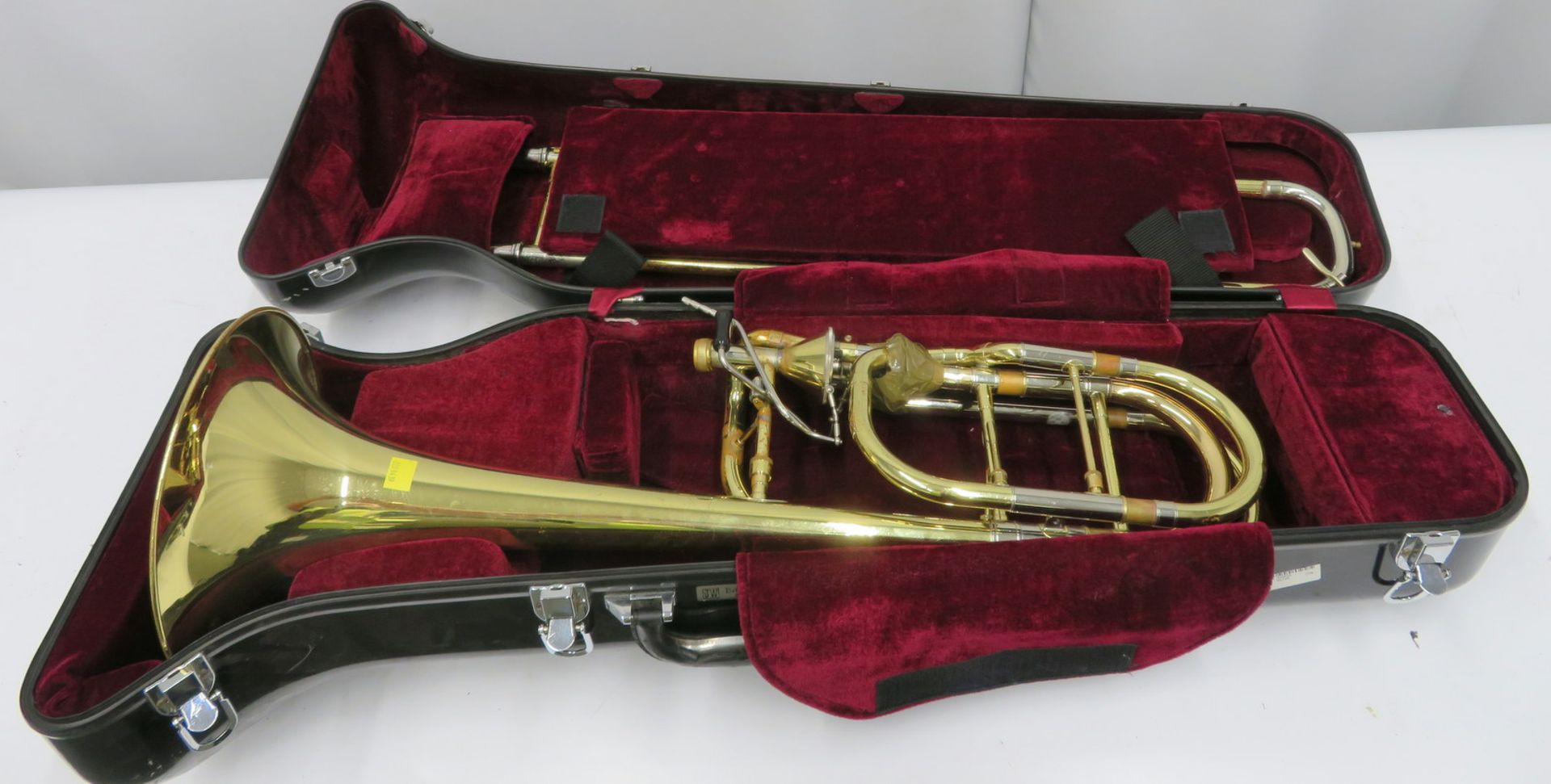 Edwards Instruments 1119CF trombone with case. Serial number: 0907037.