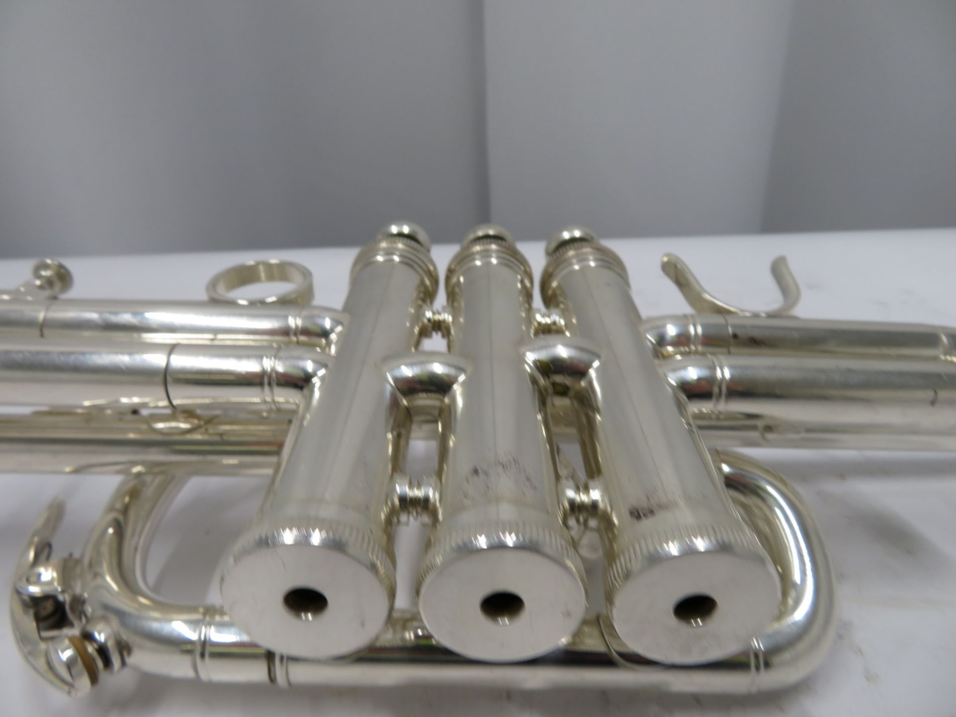 Besson International BE706 fanfare trumpet with case. Serial number: 889469. - Image 5 of 11