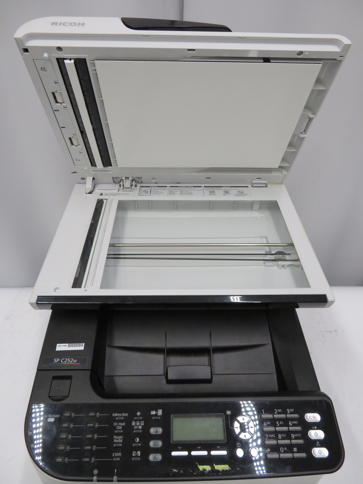 Ricoh SPC25SF printer / fax & scanner. Serial number:X115P201620. - Image 4 of 6