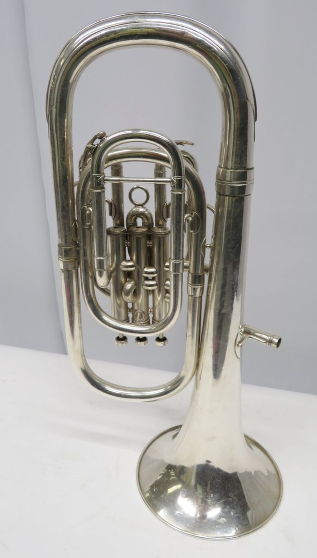 Boosey & Hawkes Imperial Baritone sax horn with case. Serial number: 458044. - Image 7 of 12