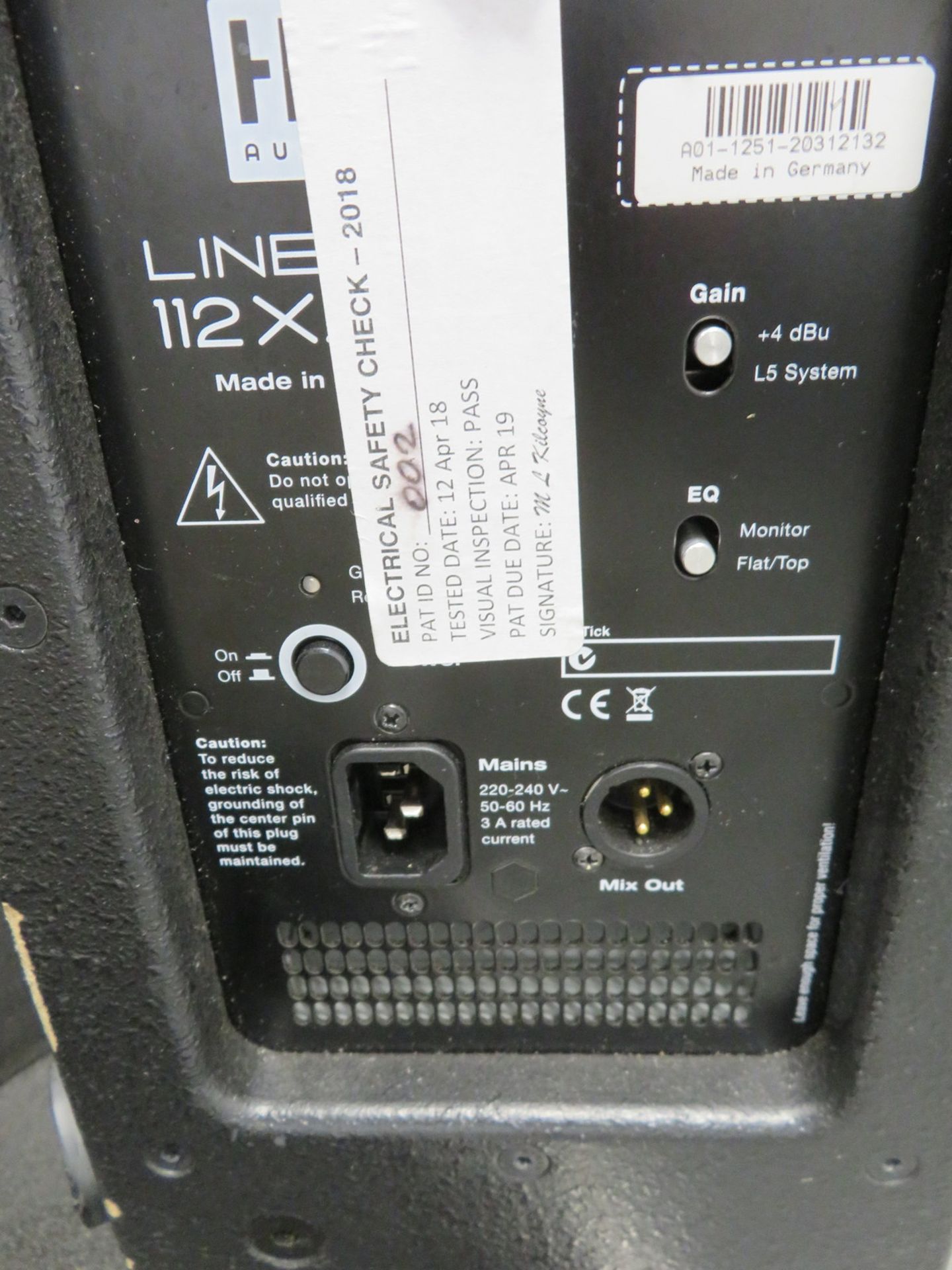 2x HK Audio 112XA monitor speakers. Serial numbers: 20312080 & 20312132. - Image 6 of 8