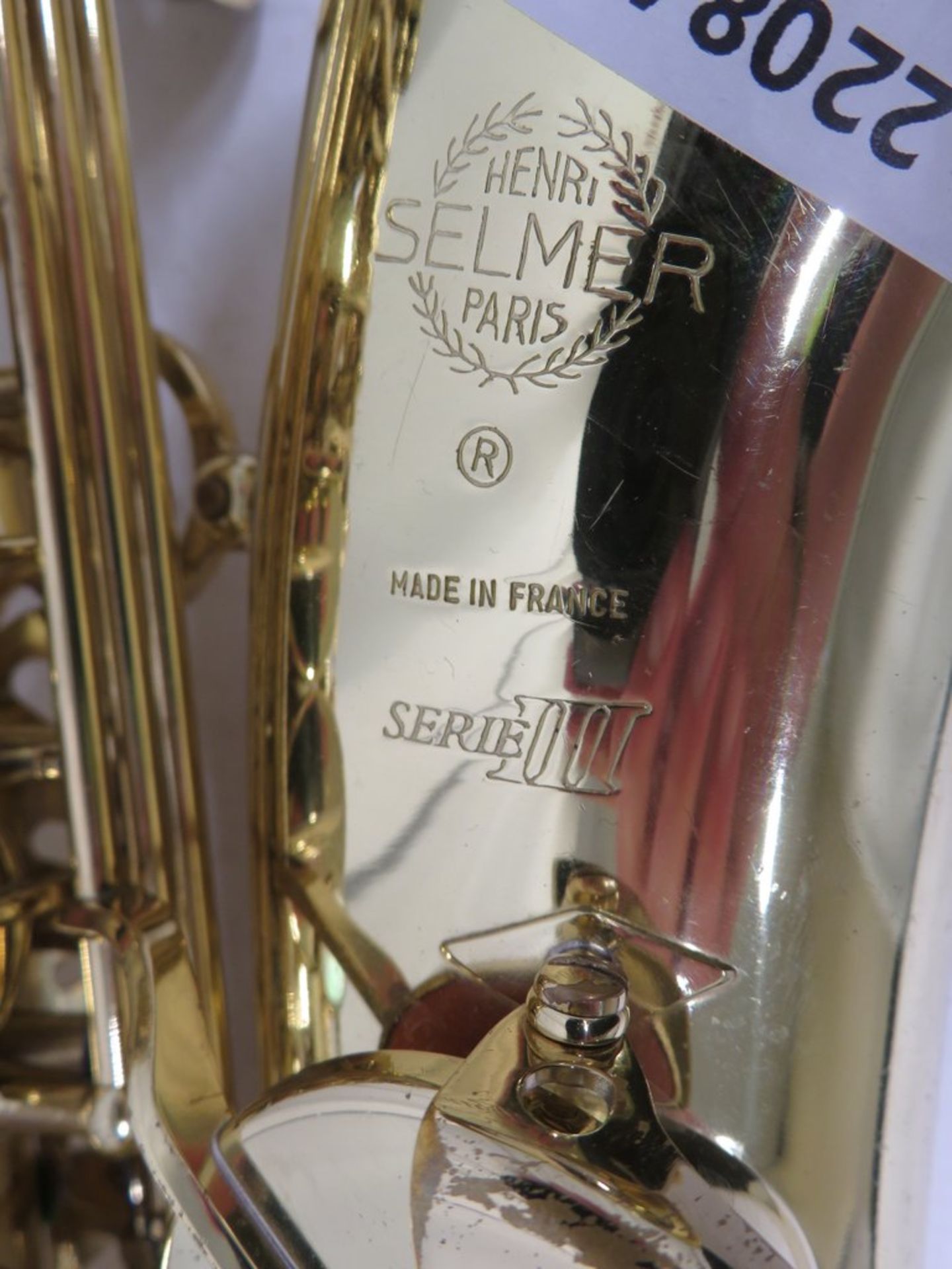 Henri Selmer 80 Super Action Serie 3 alto saxophone with case. Serial number: N.622903 - Image 5 of 21