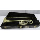 Bach Stradivarius model 42 trombone with case. Serial number: 15471.