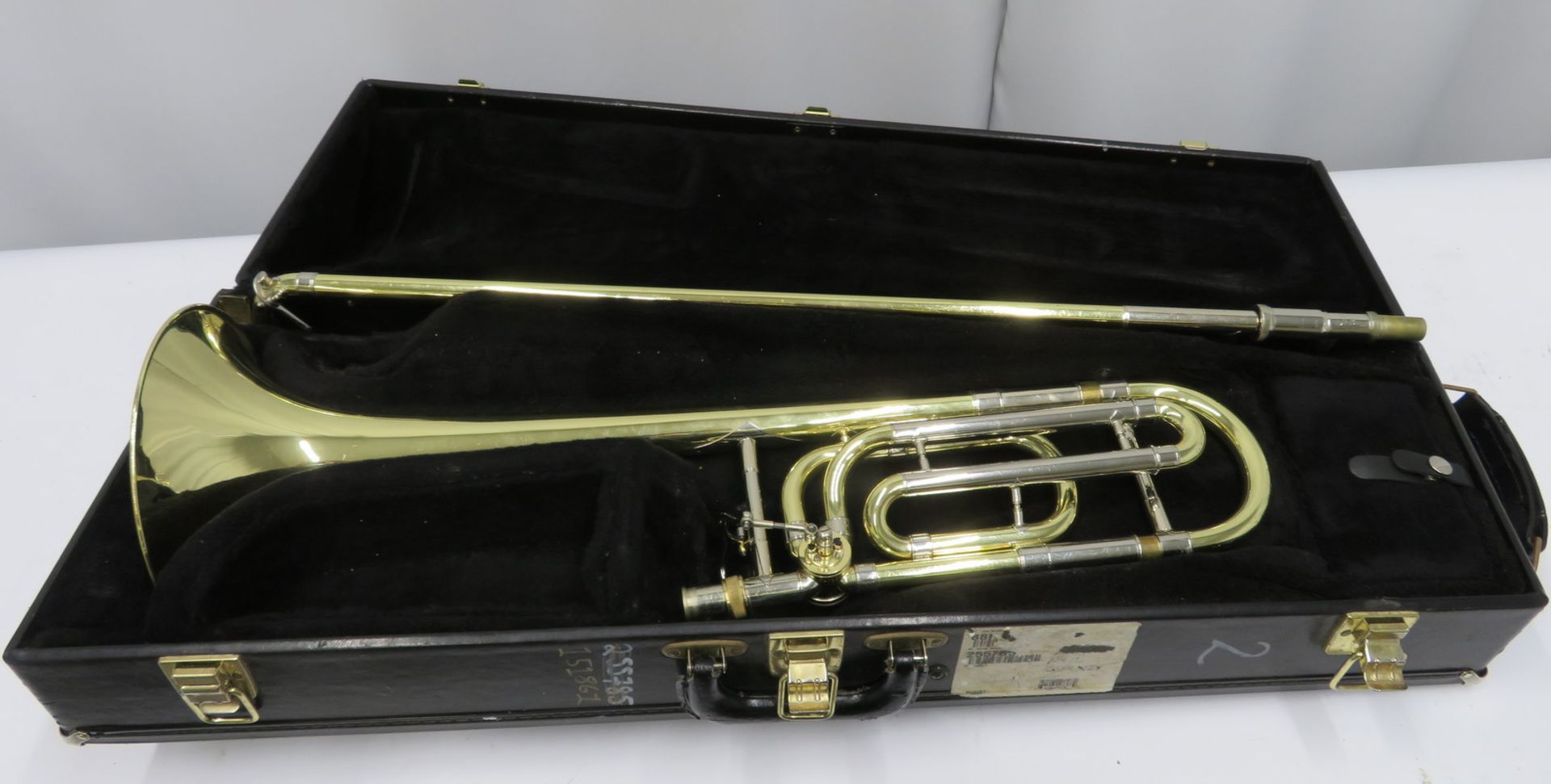 Bach Stradivarius model 42 trombone with case. Serial number: 15471.