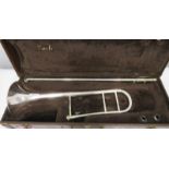 Bach Stradivarius model 36 trombone with case. Serial number: unknown.