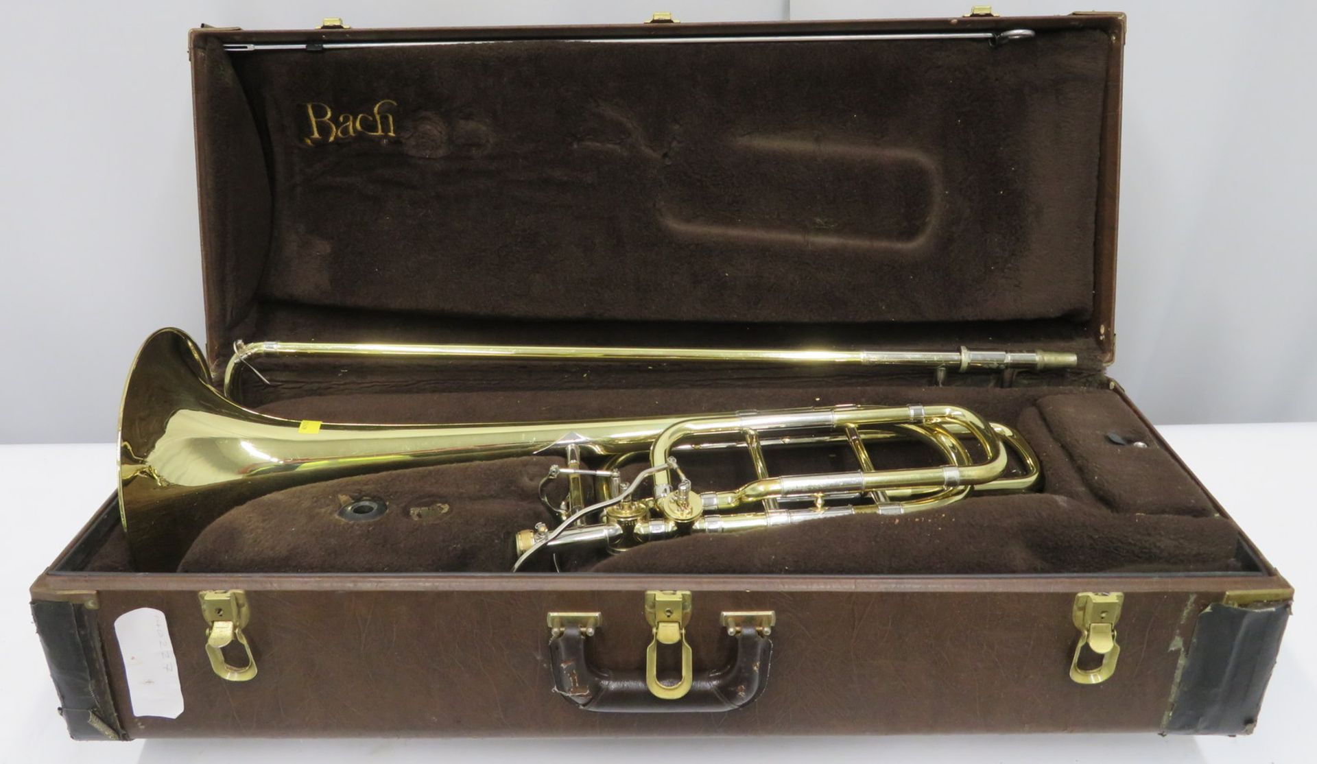 Bach Stradivarius model 50B bass trombone with case. Serial number: 63310.