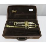 Bach Stradivarius model 37 ML trumpet with case. Serial number: 500793.