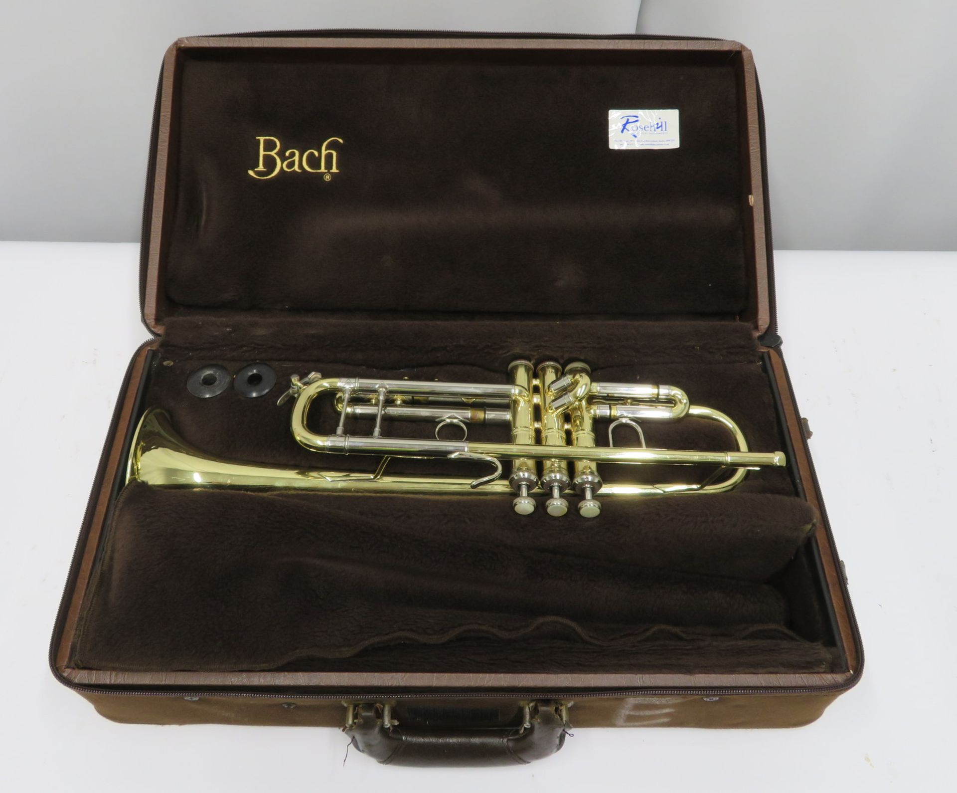 Bach Stradivarius model 37 ML trumpet with case. Serial number: 500793.