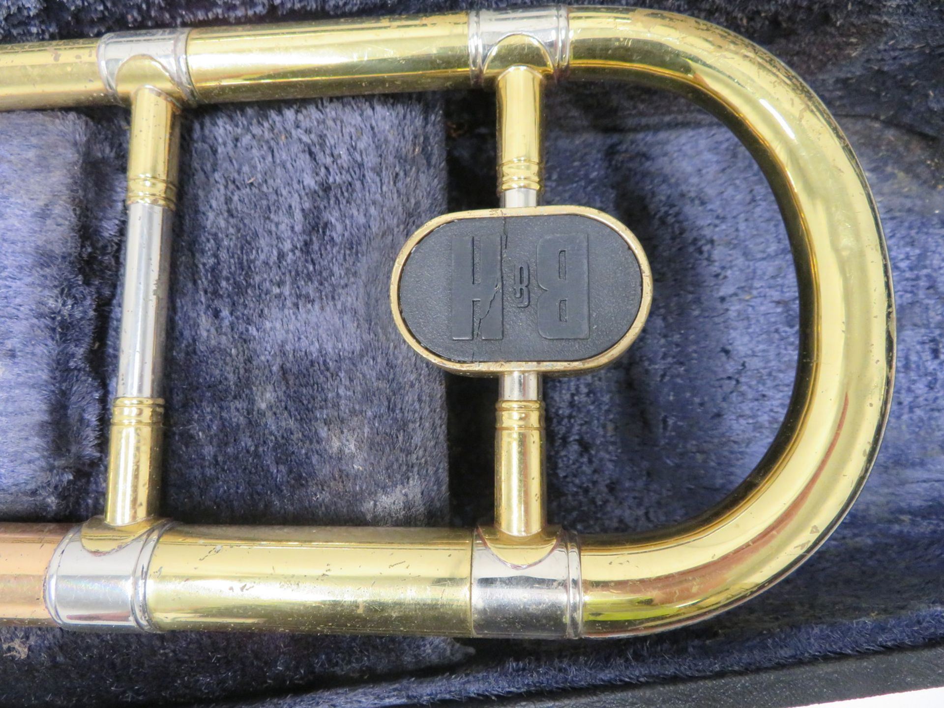 Boosey & Hawkes sovereign trombone with case. Serial number: 675255. - Image 3 of 14