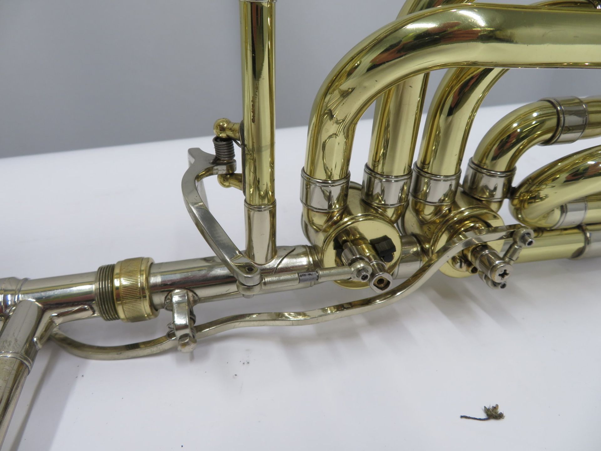 Bach Stradivarius model 50B bass trombone with case. Serial number: 85116. - Image 13 of 17