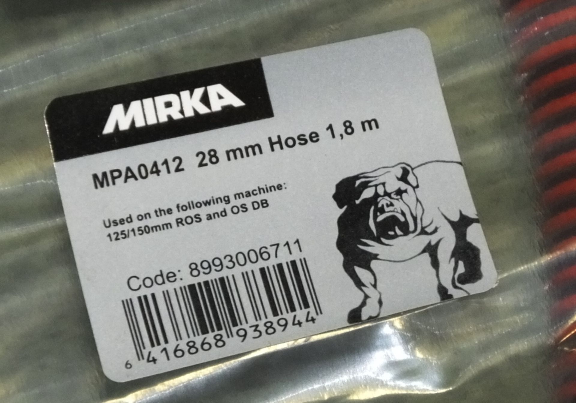 42x Mirka Vacuum hoses 1.8M x 28mm - MPA0412 - Image 4 of 5