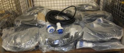 25x Lewden PM16 16amp 2P Electric Extension Cables